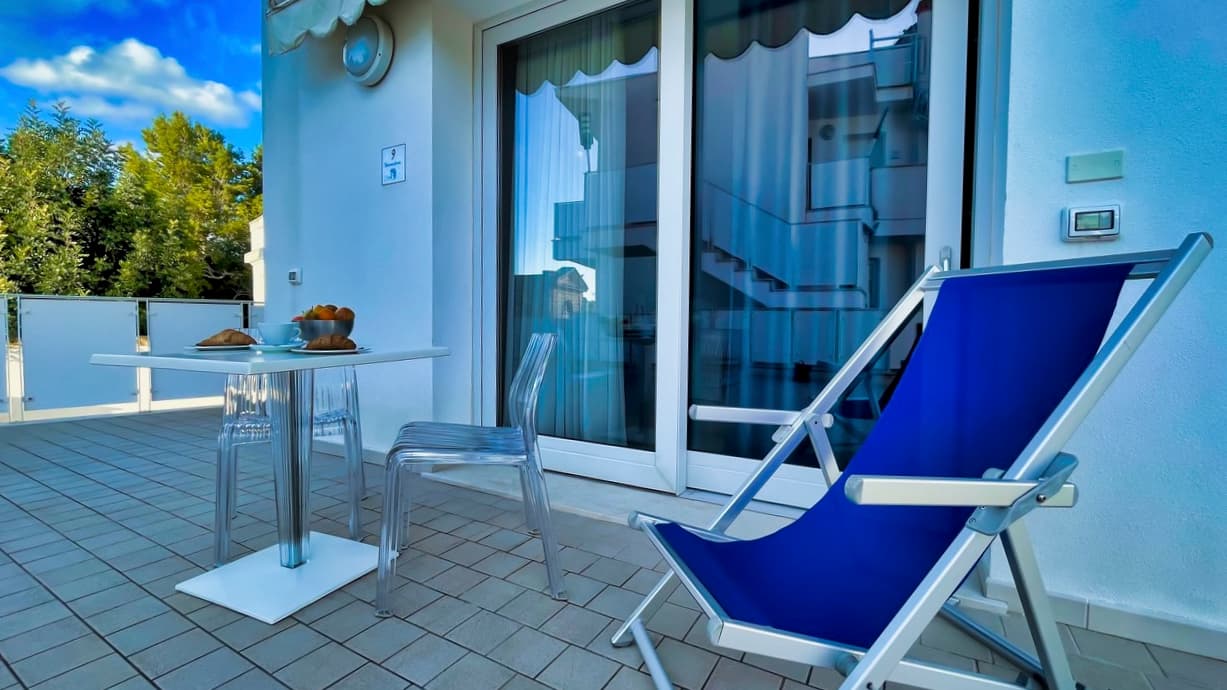 Terrazzo comune delle camere Comfort